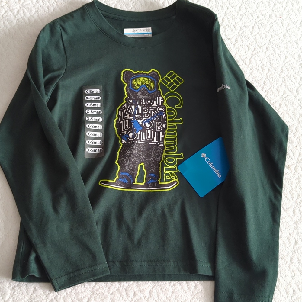 Columbia youth long sleeve tee